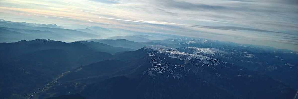 Flugwegposition um 13:14:24: Aufgenommen in der Nähe von Gemeinde Puchberg am Schneeberg, Österreich in 2941 Meter